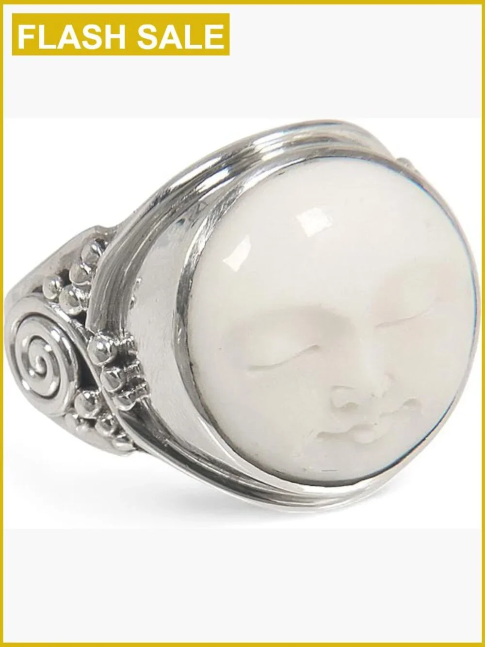 Artisan Handmade Sterling Silver Band Ring Cocktail Size 12